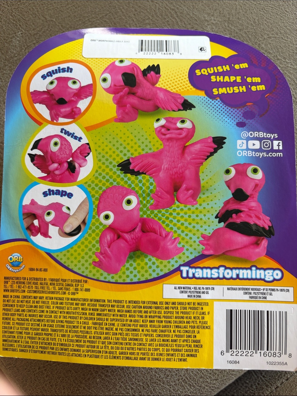 ORB sensory Transformingo Pink Stretch & Shape Figure